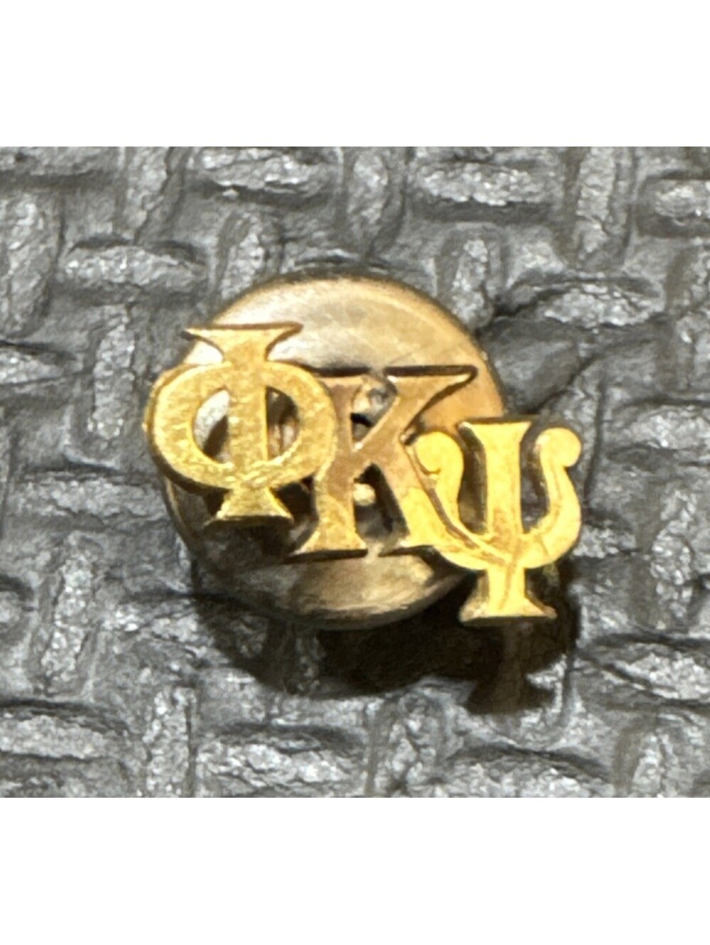 Vintage PHI KAPPA PSI Fraternity | Gold-Toned Lapel Pin